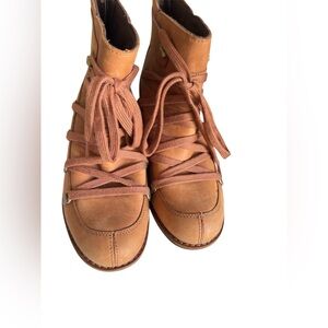 Merrell Tan Leather Combat Boots